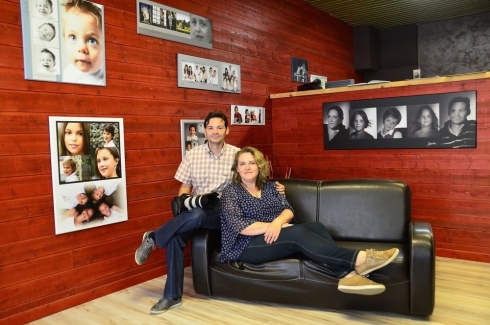 Nous à notre studio de Mourenx